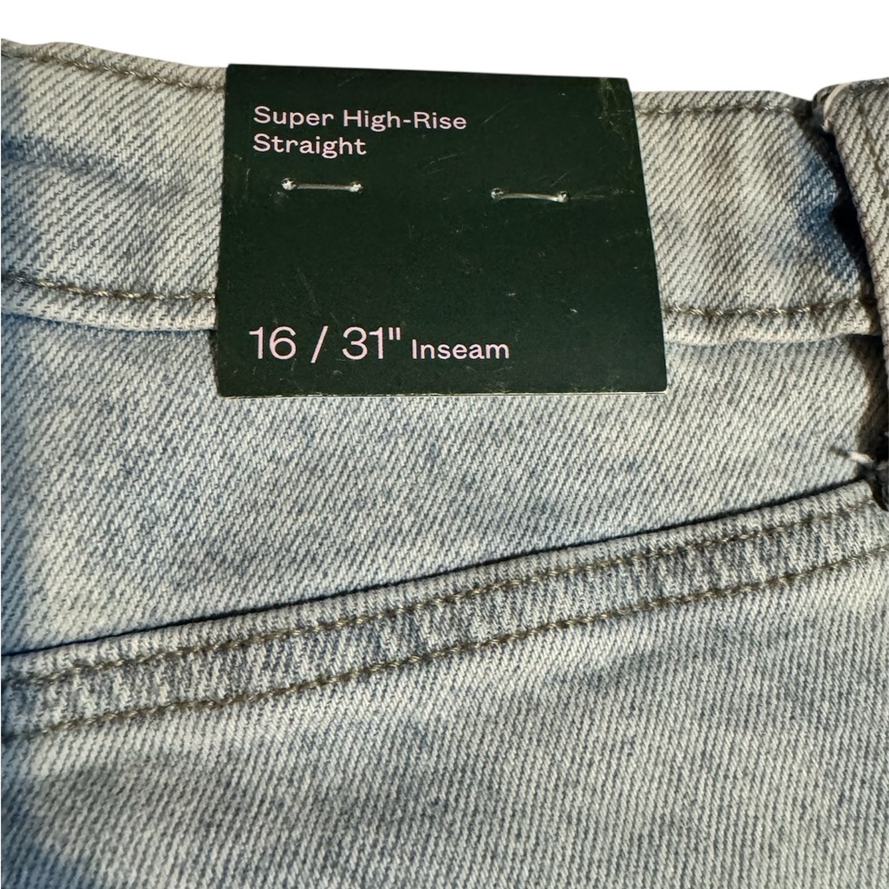 Wild Fable Light Gray Straight Leg Jeans - Picture 2 of 6
